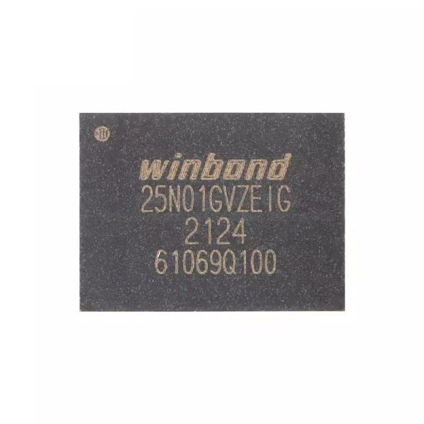 128MB 104MHz Spi Nor Flash Programmer 8-Bit Chip W25N01GVZEIG