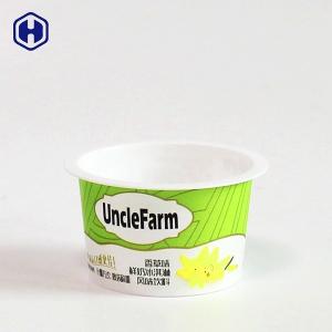 Quality PP Plastic Disposable Ice Cream Cups Aluminium Plastic Foil Sealing for sale