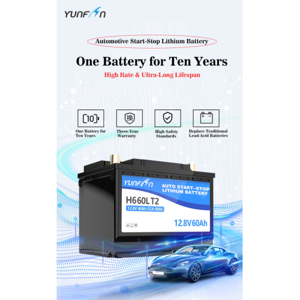 12V 60Ah Lithium Ion Car Battery