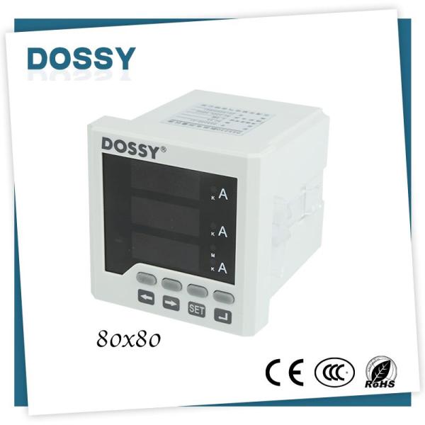Buy 80x80mm LCD display  Ampere meter Three phase meter  panel anolog meter for parameter measurement at wholesale prices