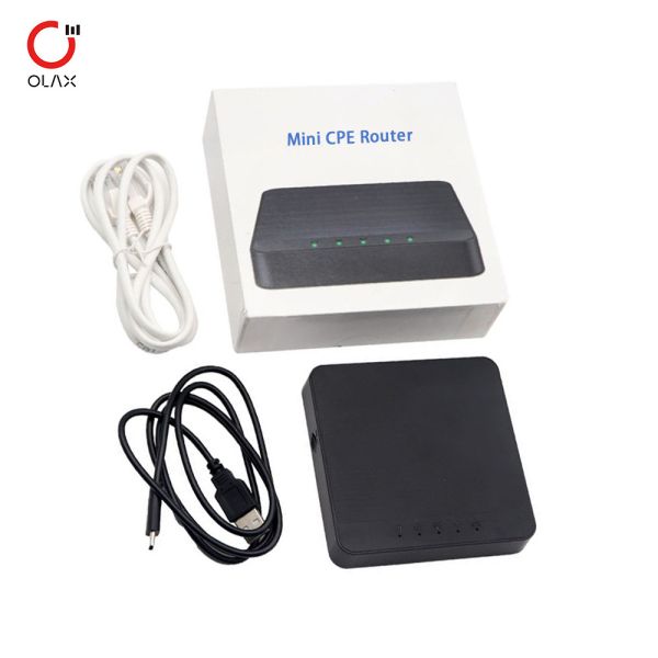 OLAX High Speed Mini 4G LTE CPE Router 300Mbps LAN WAN port VPN Firewall QoS WPA2 Encryption 2.4G Wi-Fi wireless router