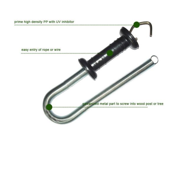 5mm Galvanised Top Hook Gate Handle Hardware