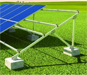 China Solar Power plant module mounting structure brackets kit ground mounting system solar bracket on sale