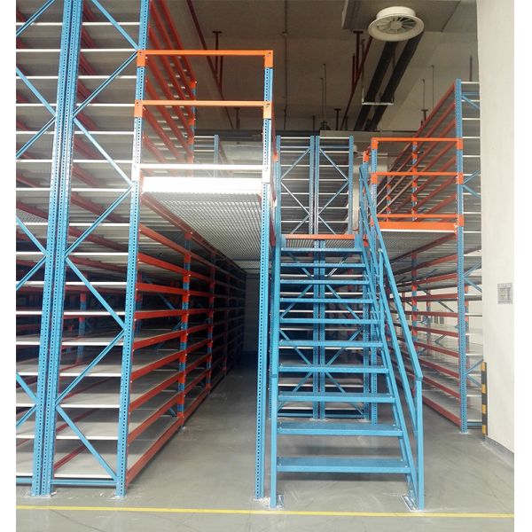 Custom Heavy Duty Steel Rack / Mezzanine Floor Attic Storage Shelves