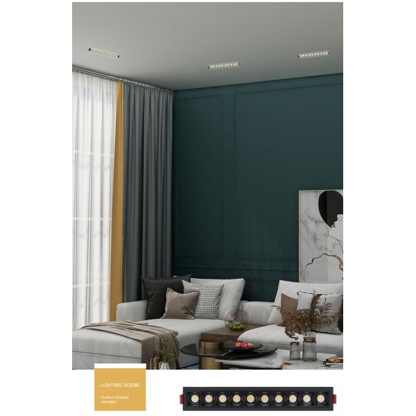 IP55 Ceiling Recessed Led Strip Lighting 7W 10W 2700K-3000K Warm White