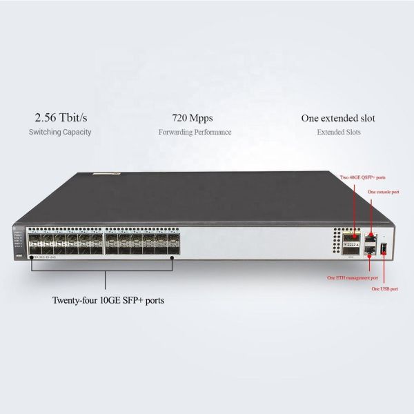 24 Port Ethernet Switch S6720-30C-EI-24S-AC Managed Network Switch with and 10G Switch Capacity