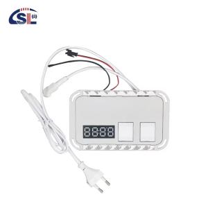 China 60W Mini Smart Mirror Touch LED Light Switch with Defogger DC12V Time and Temperature Display on sale
