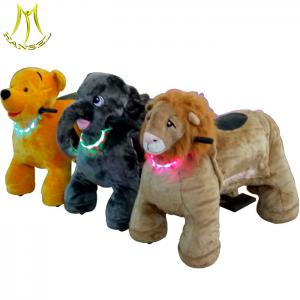 China Hansel kiddie ride on animal robot made in China and toys vending machine animal ride with kids animal on sale