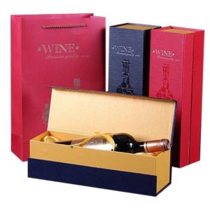 Buy cheap Glossy Lamination Custom Wine Shipping Boxes Eco Friendly Cardboard Clamshell from wholesalers