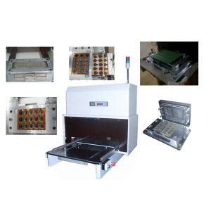 0.08MM Thick LCD Display CNC Pneumatically PCB Punching Machine