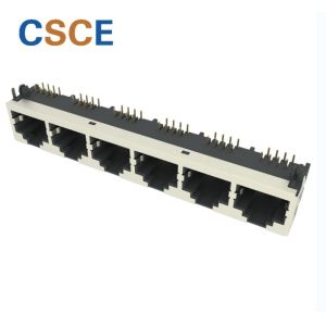 Tab Up 8 Pin PBT Shielded RJ45 Network Socket