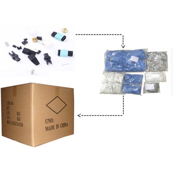 8 12 24 Core MPO MTP Fiber Optic Connector Housing With Ferrule For Patch Cord Production