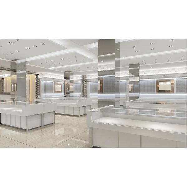 Shopping Mall Custom Glass Display Cases LMQ-057 For Brand Jewelry Store
