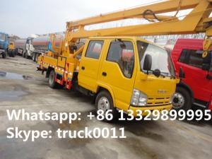 China best price ISUZU 16m overhead working truck for sale, best priceJapan brand 14m-16m hydraulic bucket truck for sale on sale