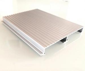 China High Grade Silver Anodized Extruded Aluminum Planks Decking on sale