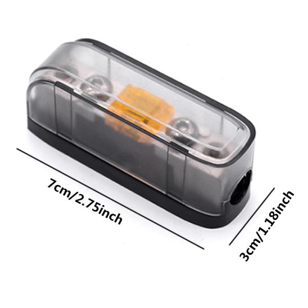 Frosted Nickel 30-200A Fuse Blocks , Bolt Down ANL Fuse Holder