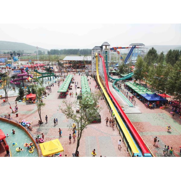 High Speed Custom Water Slides , Adults Fiberglass Free Fall Slide For Giant Water Park