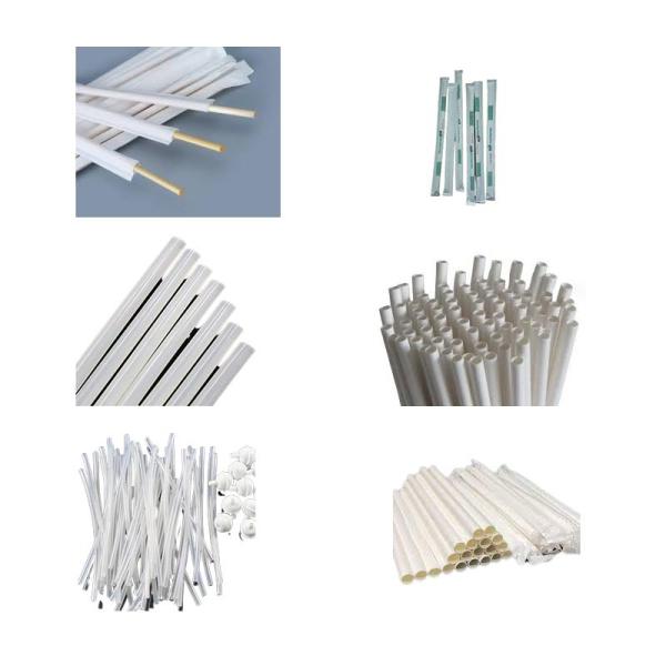 220V Low Energy Straw Packing Machine Automatic Feeding Individual Pack