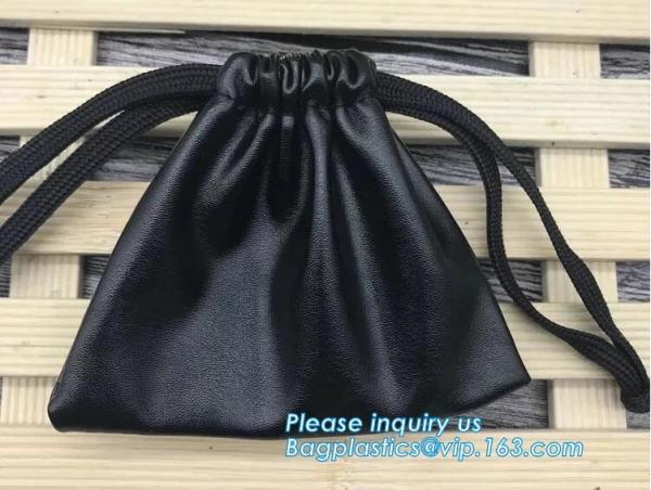 Drawstring PU Leather Pouch Bag For Spray Hydrating Facial Care Instrument,Iridescent Pu Faux Leather Cinch Drawstring B