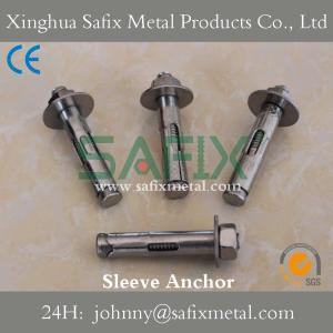 Quality Sleeve Anchor with Hex Nut/ Anchor Bolt/ Stainless Steel 304(A2) 316L(A4) Stone Cladding for sale