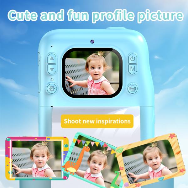 Children Print Camera Digital Instant Print Camera Portable Polaroid Portable Thermal Printing Camera Toys for Kids