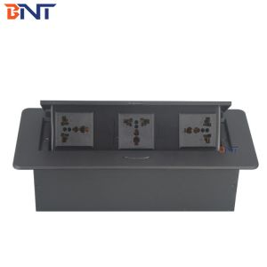 multiple function universal electrical plug socket for meeting table