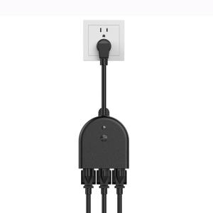 China 3 AC Sockets Wifi Smart Plug , Remote Control Smart Home Plug Sockets on sale