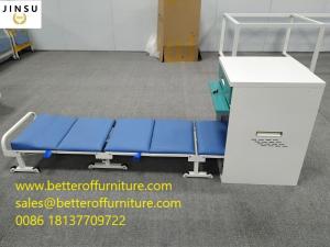 China New Design Folding Bed Single Person Carrying 200kg With 6pcs Cushion PU Surface L2100XW530XH190mm on sale