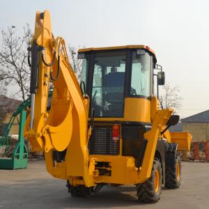 China WZ30-25 Four Wheel 7.5t Backhoe Loader Machine With CUMMINS Engine on sale