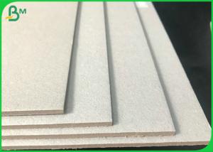Quality Recycled Laminated Board Paper Gray 1.8mm 2mm Thick Grey Cardboard sheets for sale