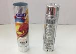 Squeezable Coating AL Laminated Toothpaste Containers With Metallic Round Cap