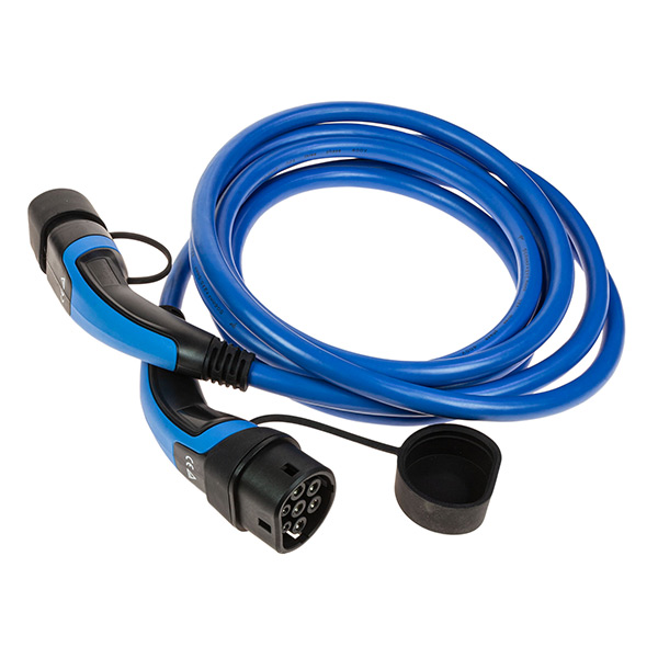 OEM Single Phase 32A Type 2 To Type 2 EV Cable 250V 5M 8M 10M