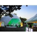 China 4 Season Steel Commercial Dome Tent , Half Sphere Tent For Event for sale