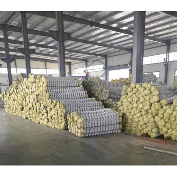 Anti Aging 9 Gauge Galvanized Chain Link Fence Diamond Hole 3D Modeling