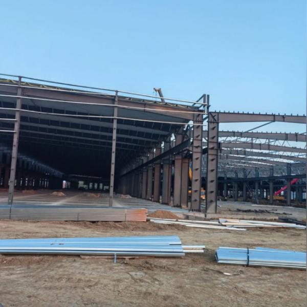 Rugged Modular Prefabricated Metal Material Steel Structure Workshop