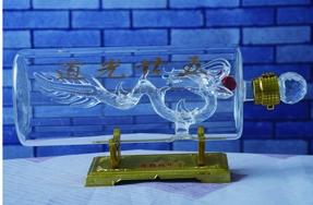 China all size Glass Wine Bottle Animal modelling glass craft diy anime craft on sale