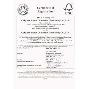 MULWID INDUSTRY COMPANY LIMITED Certifications