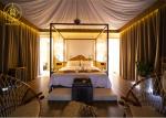 Double Layers PVDF Glamping Tent With Calcium Silicate Board Walls