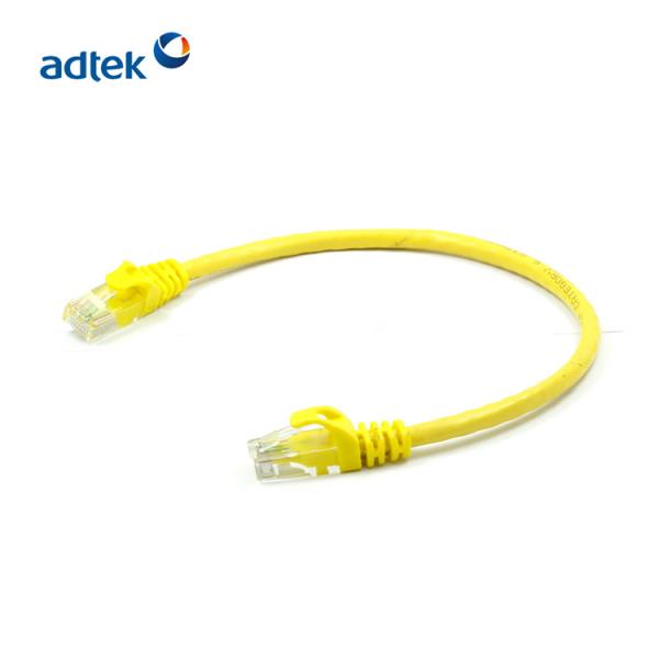 Yellow Copper Patch Cord UTP Cat 6 CAT6A CAT5E 28AWG 26AWG