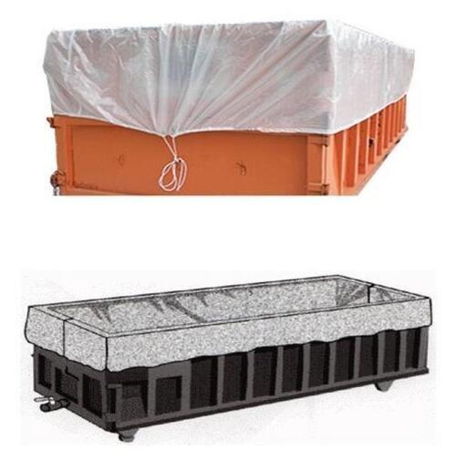 Buy Large durable drawstring dumpster container liner for garbage disposable,dump truck liner |plastic bed liners for dumpst at wholesale prices