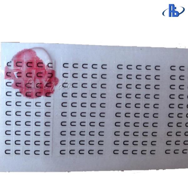 Die Cut VHB Water Sensitive Material Safety Warning Labels Custom Logo Available
