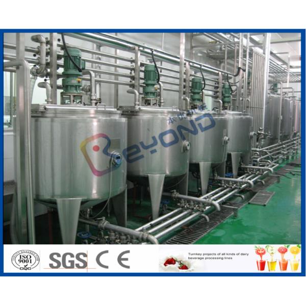 Sanitary Safety Fruit Juice Processing Juice Factory Machinery With Full Auto CIP Cleaning