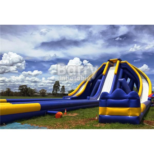 Quality Giant Inflatable Water , Long Inflatable Trippo Water Slide For Kids And Adults for sale