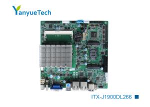 Quality ITX-J1900DL266 Mainboard Mini Itx / Intel Thin Mini Itx Supporting Up To 8GB SDRAM 1×SATA for sale