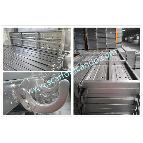 Pre-galvanized Q235 scaffold catwalk hook planks for Cuplock Ringlock Frame working platform 1500mm 1800mm 1829mm 2100mm