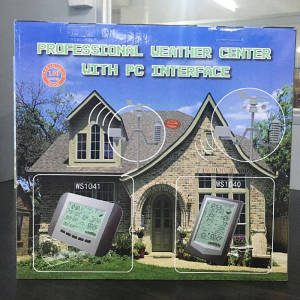 Color Display Indoor Outdoor Thermometer With Rain Sensor And Wind Direction Indicator