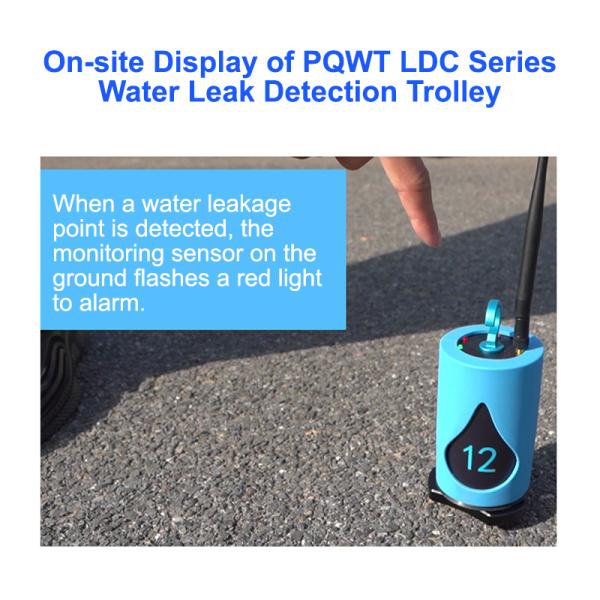 Sewerage Ultrasonic Water Pipe Leak Detector Devices Underground PQWT LDC 10M