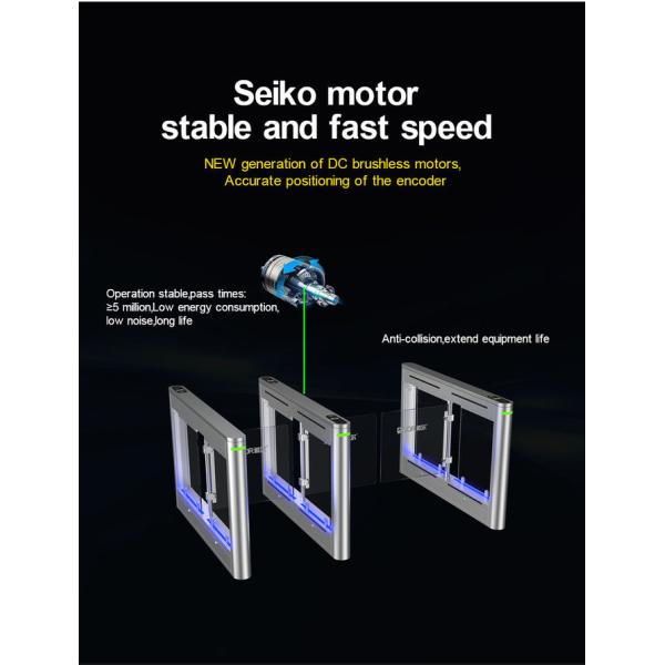 Fast Speed Tripod Turnstile Gate Access Control 600mm Width With RIFD