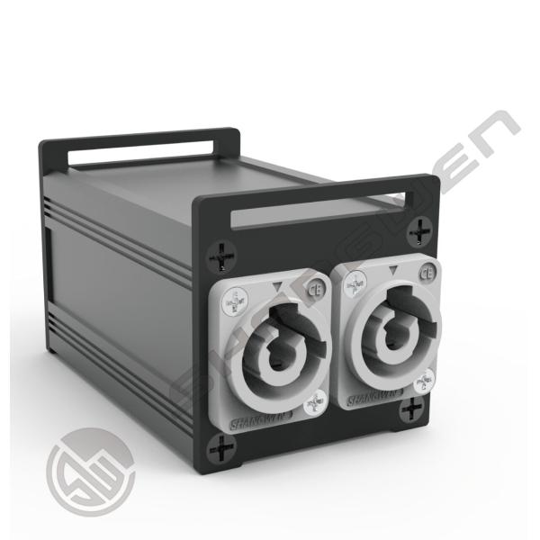 Digiflex PCON-2 PowerCON Portable Adapter Distributor Box 2-Way Splitter Stage Lighting Equipment Connectors