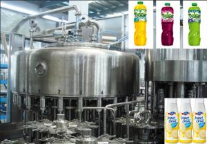 Quality Rotary Multi-Head Bottle Filling Machine Used In  Fruit Juice Production  Line for sale